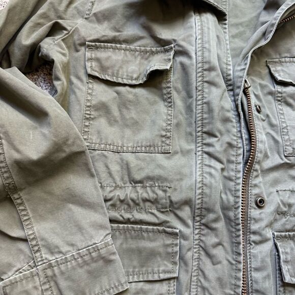 Madewell XS Military Green cargo jacket olive utility Good condition. - Picture 4 of 15